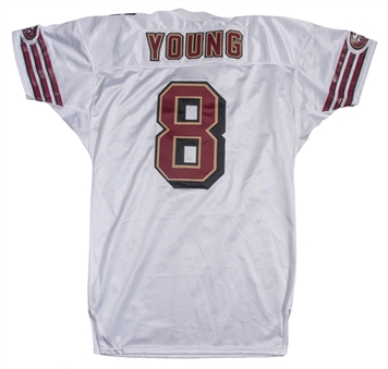 1996 Steve Young Game Used San Francisco 49ers Road Jersey With Undershirt 